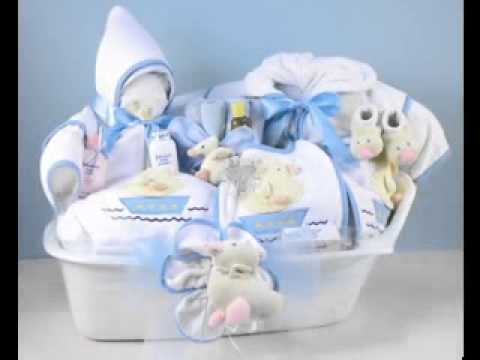 Baby shower present decorations