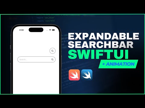 Expandable Search Bar | iOS | Swift | SwiftUI | Animation