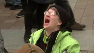 Inauguration Screaming Woman Integrity Vocal Test