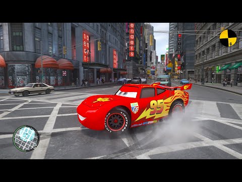 GTA 4 Crazy Disney Cars Ep.7
