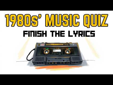 Finish the Lyrics 1980s | Guess the 80s Songs Challenge 🎶