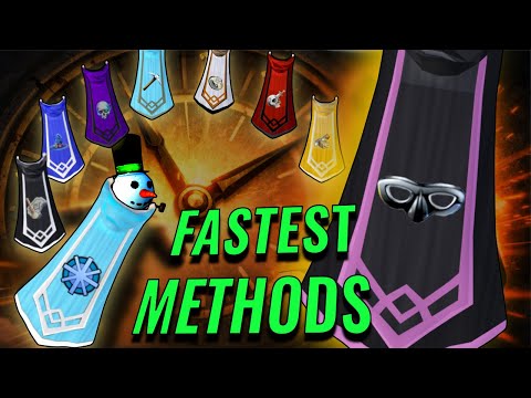 Fastest Method to get ALL Inverted 99 & 120 Skillcapes