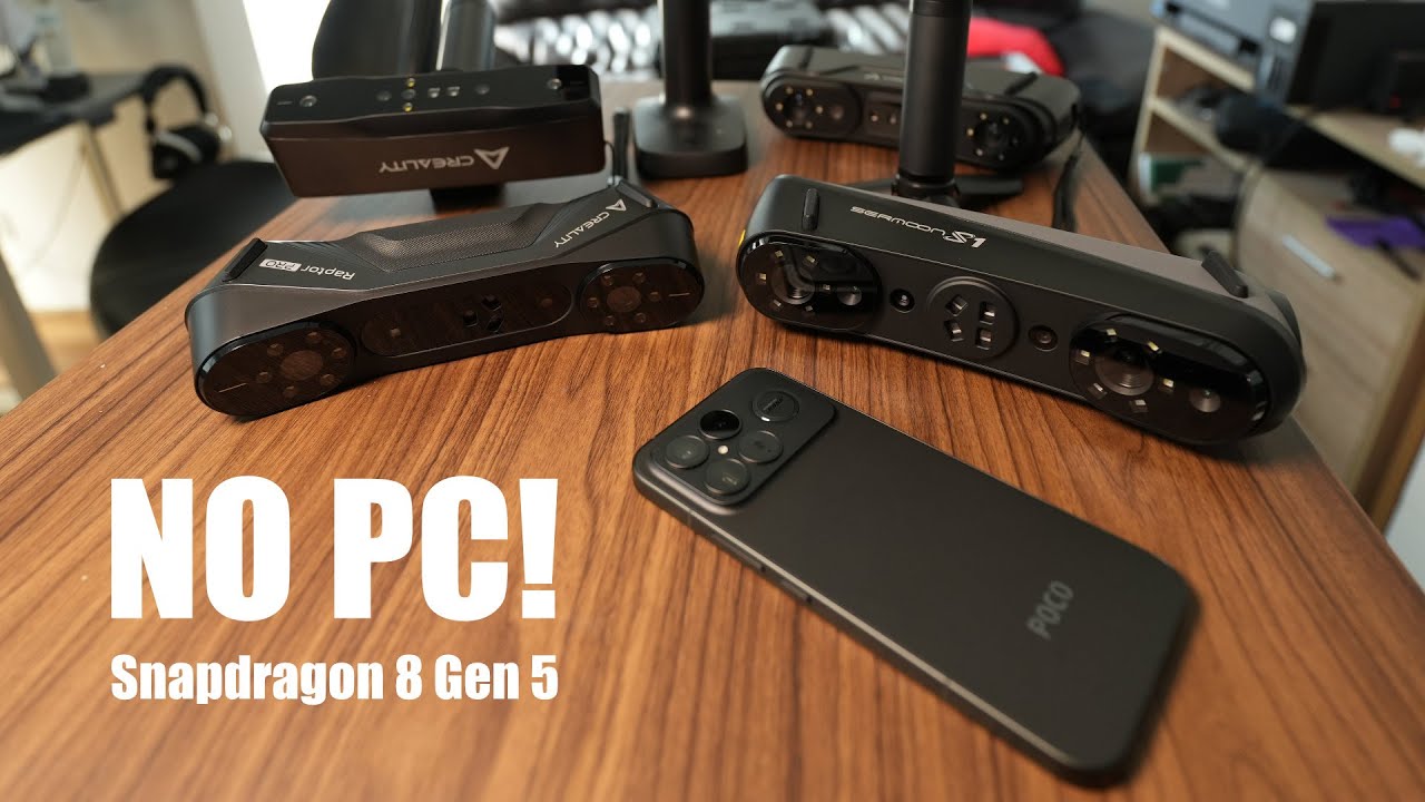 Laser Scanning Without a PC – Creality Scan Mobile App on Snapdragon 8 Gen 5