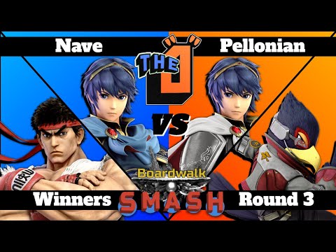 Nave (Marth/Ryu) vs. Pellonian (Math/Falco) - WR3 | Boardwalk Smash SSBU (6/2/2022)