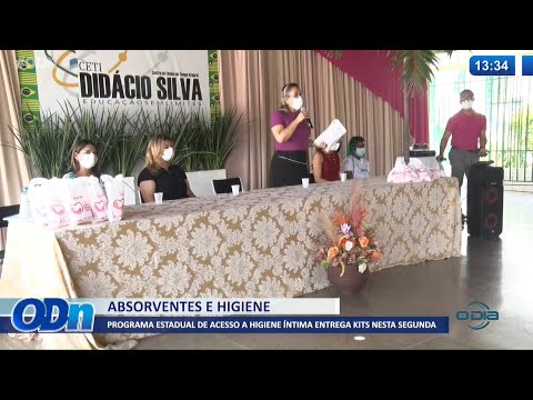 Programa estadual de acesso a higiene íntima entrega kits nesta Segunda 30 11 2021