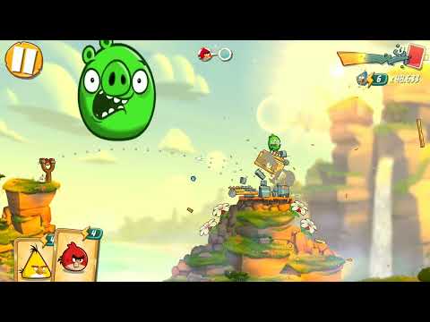 ANGRY BIRDS 2 - LEVEL 13 WALKTHROUGH - 3 STARS ⭐⭐⭐ / COBALT PLATEAU FATHERLY HILLS