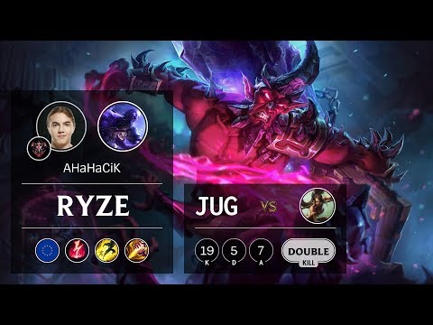 Ryze Jungle vs Nidalee - EUW Grandmaster Patch 9.24