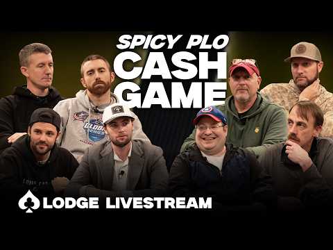 LIVE PLO Cash Game With Mile High Kev At The Lodge!