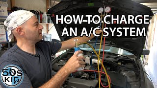 DIY How To Charge an A/C System - E46 BMW or any car!