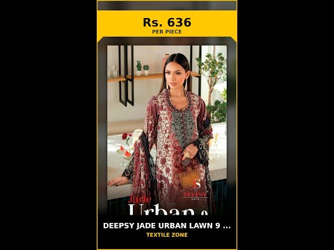 Deepsy Jade Urban Lawn 9 - Cotton Dupatta – product video thumbnail