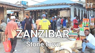 STONE TOWN ZANZIBAR: A PARADISE WALKING BUSY MORNING TOUR AT STONE TOWN RAMADAN ☪️ ( Pt.11)