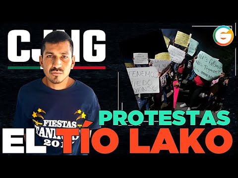 Protestan por "El Tío Lako" del CJNG  #Michoacán