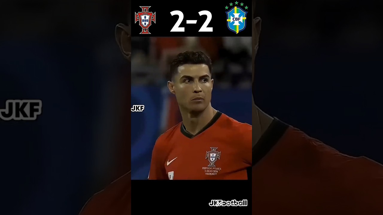 Portugal vs Brazil FIFA World Cup Final 2030 Highlights #football #cr7 #messi #neymar #shorts