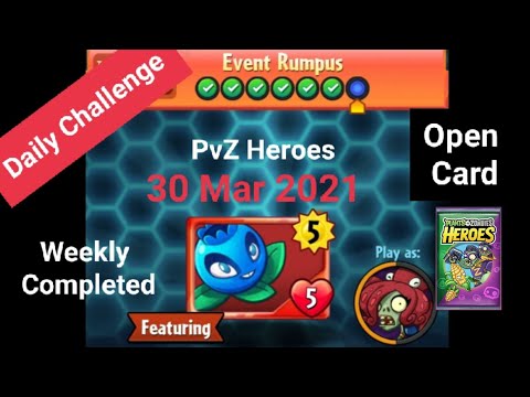 PvZ Heroes, EVENT RUMPUS, 30 Maret 2021