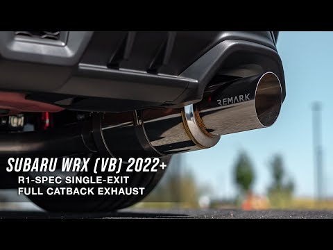 REMARK R1-Spec Single-Exit Catback Exhaust System - Subaru WRX (VB) 2022+