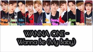 WANNA ONE - Wanna Be (My Baby) - LYRICS [COLOR CODED HAN|ROM|ENG]