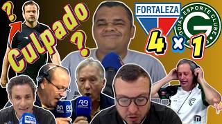 Revolta IMPRENSA GOIANA! Reagindo a Fortaleza 4 x 1 Goiás "Daniel Paulista DEMITIDO?"