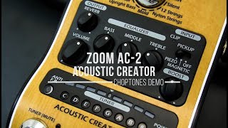 Video thumbnail for Zoom AC-2 Acoustic Creator | Playthrough by ChoptonesOfficial