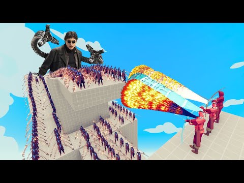 100x DOCTOR OCTOPUS + 2x GIANT vs EVERY GOD - Totally Accurate Battle Simulator (TABS)