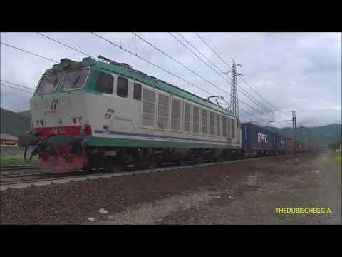 4° BELLISSIMI TRANSITI DI TRENI A ARQUATA SCRIVIA. (AL) 4 - 6 - 2016.