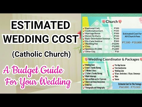 , title : 'Estimated Wedding Cost | Catholic Church | Budget Guide | Philippines | Ritz Inspire