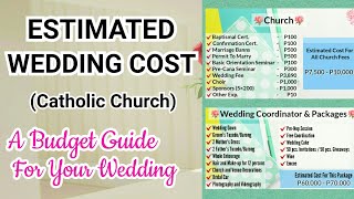 Estimated Wedding Cost | Catholic Church | Budget Guide | Philippines | Ritz Inspire