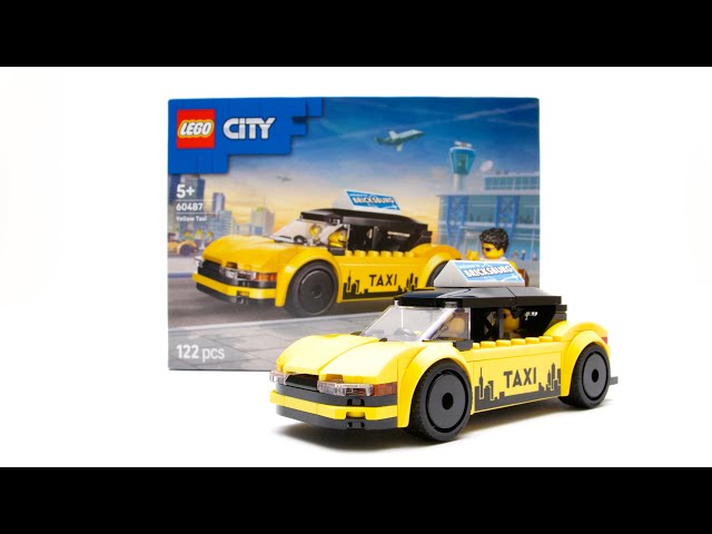 Vídeo relacionado con LEGO City Taxi Amarillo de Juguete - Maqueta de Coche Eléctrico con Techo Desmontable y 2 Minifiguras - Set para la Motricidad Fina - Regalo de Cumpleaños para Niños de 5+ Años - 60487