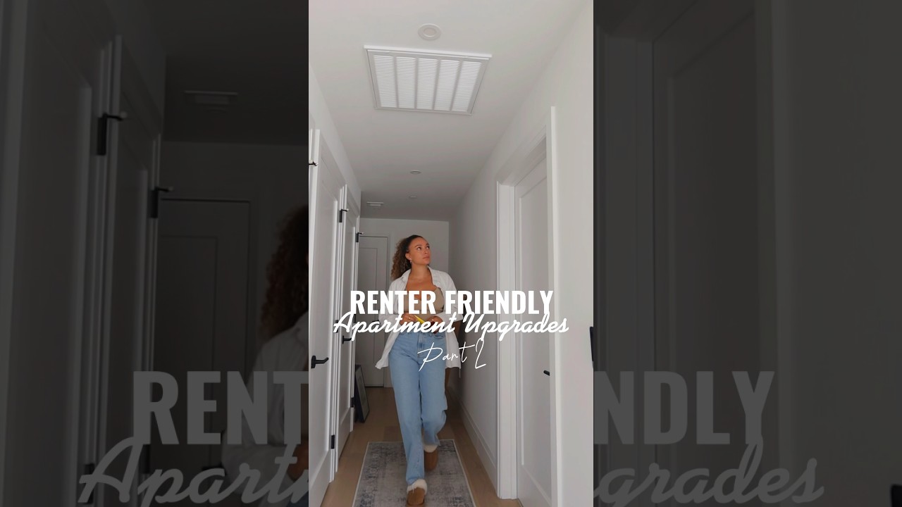 Renter friendly apartment upgrades #apartmentdecor #gallerywall #interiordesign