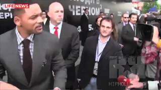 Will Smith Slaps Reporter! - HipHollywood.com video