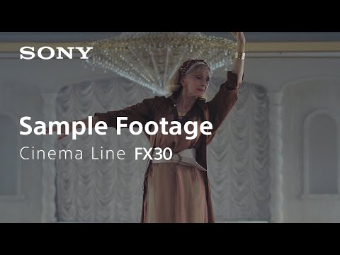 Sony Cinema Line FX30 Super 35 Camera (Body Only) - Compact cage-free design with 4K up to 120p