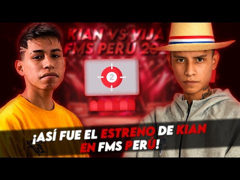 ¡ASÍ FUE EL ESTRENO DE KIAN EN FMS PERÚ! | KIAN VS VIJAY | FMS PERÚ 2022 JORNADA 1