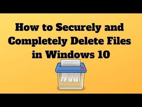 YouTube video about Erase Files Permanently: How to Securely Delete Files