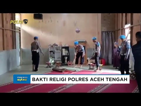 POLRES ACEH TENGAH GELAR BAKTI RELIGI DI PESANTREN AL FATAH UMMUL QURO