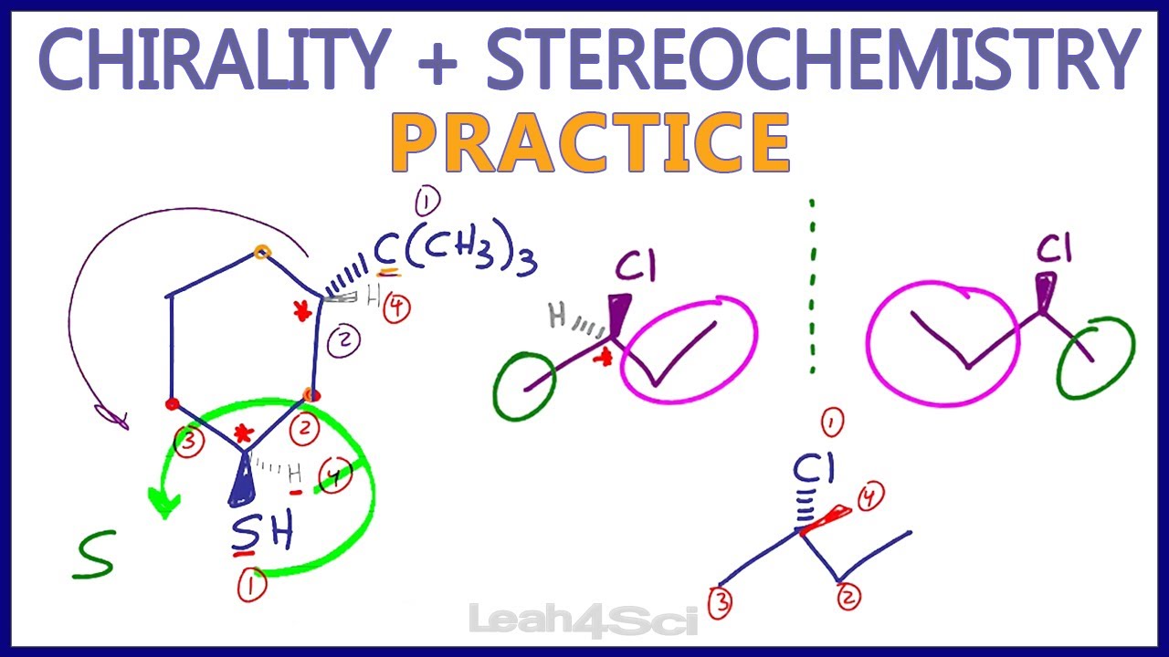 Chirality and Stereochemistry Practice Problems - YouTube