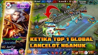 OMG 😲 Lancelot Gak Di Ban | Top 1 Global Lance Ngamuk | Korea VS UK | National Arena Contes