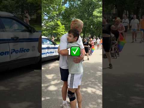 How many strangers can I hug at Boston pride?! 🏳️‍🌈🤷‍♂️