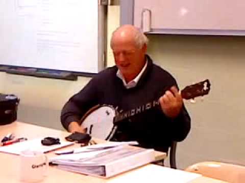 Mr. Friso Playing Banjo
