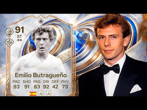 ¡ES UNA MÁQUINA DE GOLES! 😍 91 EMILIO BUTRAGUEÑO TOTY ICON SBC REVIEW FC 26