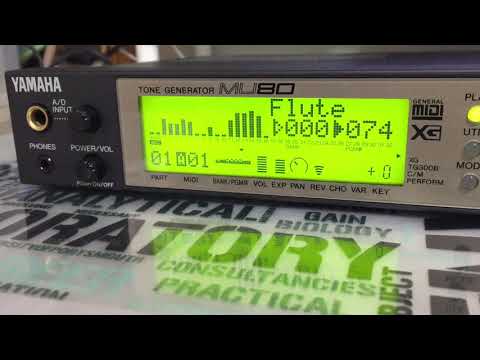 YAMAHA MU80 Demo Play - 03 : Sora kara Futtekita Shoujo