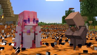 Can 1002 Foxes Defend a Village in Minecraft?
