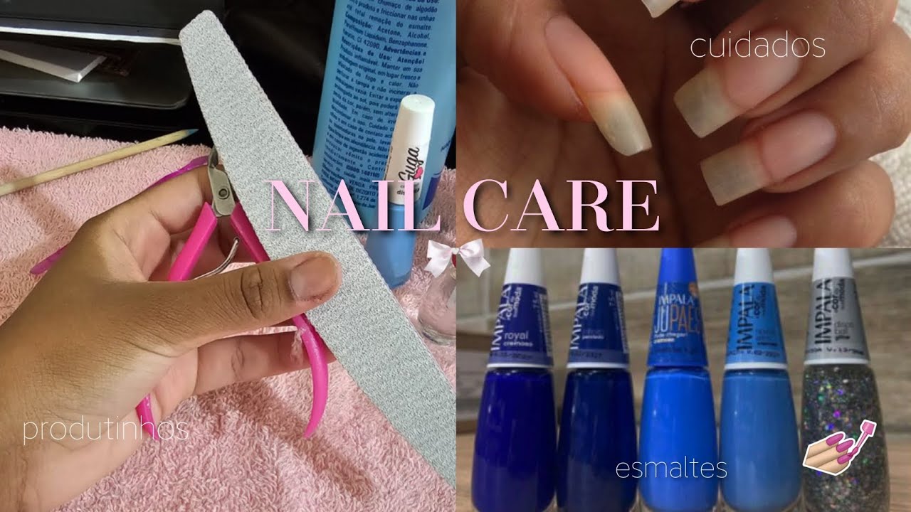 ROTINA de CUIDADOS com as unhas| cutículas, esmaltação...💅🏾✨