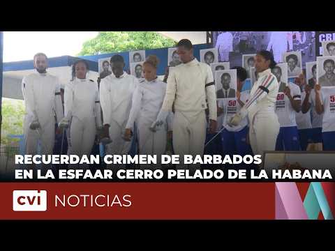 Recuerdan Crimen de Barbados en la ESFAAR Cerro Pelado de La Habana