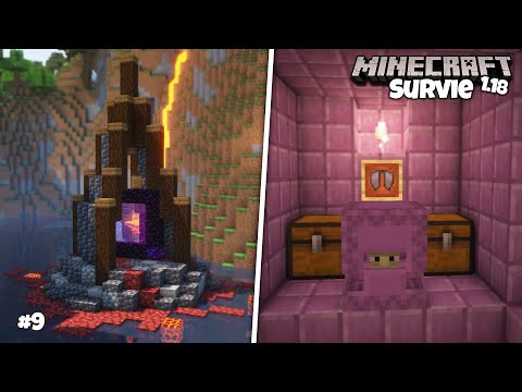 Mamexi -  The start of a BUILD PROJECT and the ELYTRAS!  -Minecraft survival 1.18 #9-