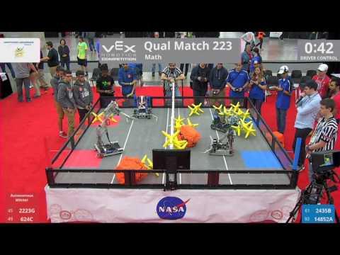 2017 VRC Math Q223 - 2223G 624C vs 2435B 14852A - 46 to 12