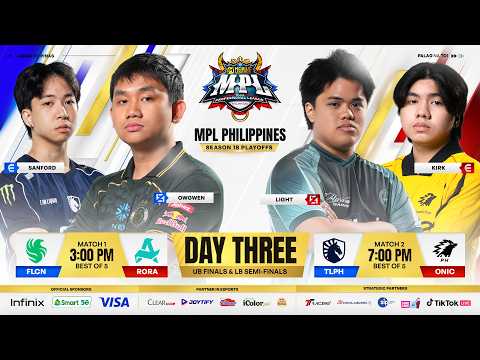 🔴 LIVE | MPL PH S18 | FILIPINO - Playoffs Day 3