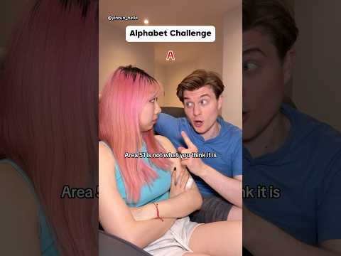 The last letter hit SO well 😂 #alphabet #couplechallenge #coupletok #love #relationship #challenge