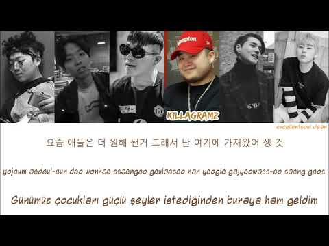 [HAN|RM|TR] Young B, Hash Swan, Hangzoo, Killagramz - Yozm Gang ft. DEAN, Zico Color Coded