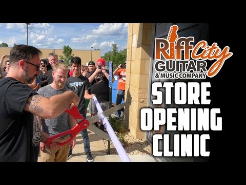 Rob Chapman and Dave Hollingworth Clinic - Riff City Guitar Store Opening