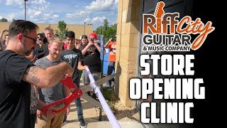 Rob Chapman and Dave Hollingworth Clinic - Riff City Guitar Store Opening