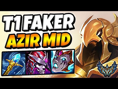 T1 Faker Azir vs Rumble [ MID ] Patch 12.11 Korea Challenger ✅